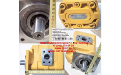 Насос гидравлический рабочего оборудования одинарный (под шпонку) CDM855 фото Норильск